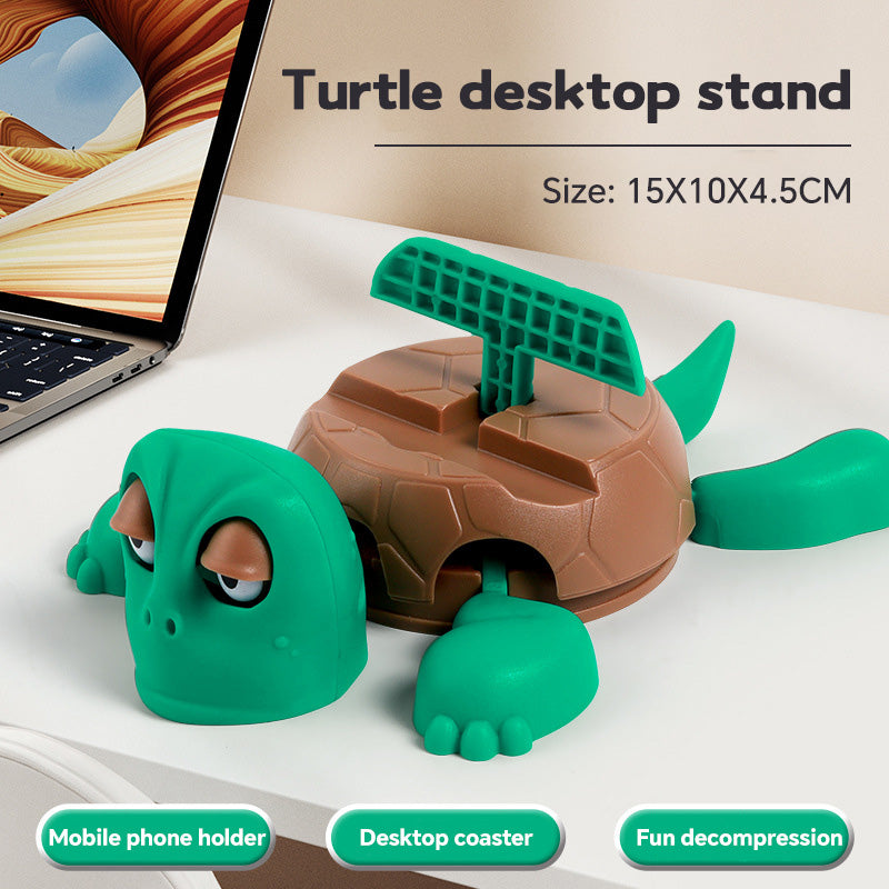 Creative Coaster Turtle Cup Pad 3D Printed Tea Coffee Mug Holder, Decorative Drink Tableware, Unique Home Decor Ornamet