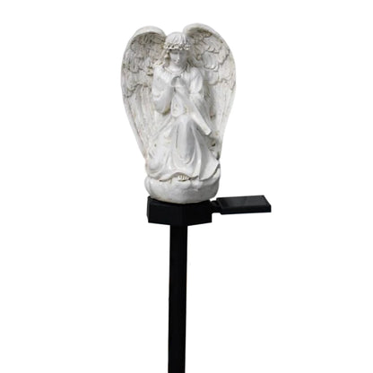 Waterproof Solar Outdoor Lawn Lamp, Resin Angel Decorative Light for Garden, Lawn Decor Yard Ornament