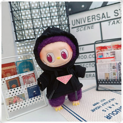 Mini Doll Clothes for Labubu, 25 Style Hoodie, Sweatshirt Outfit Set, Doll Accessories, Gift, Party Game & Cultivate
