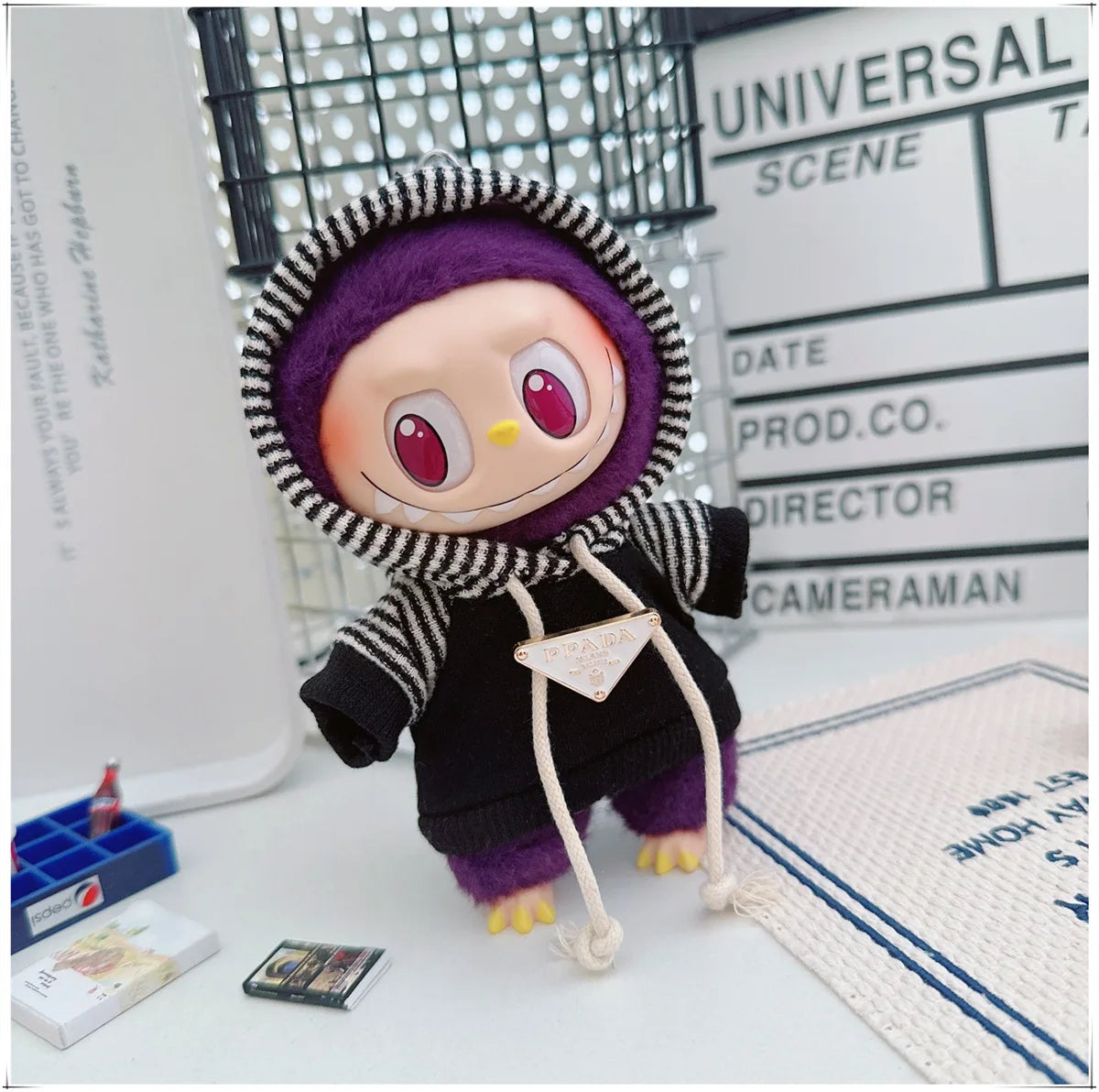 Mini Doll Clothes for Labubu, 25 Style Hoodie, Sweatshirt Outfit Set, Doll Accessories, Gift, Party Game & Cultivate