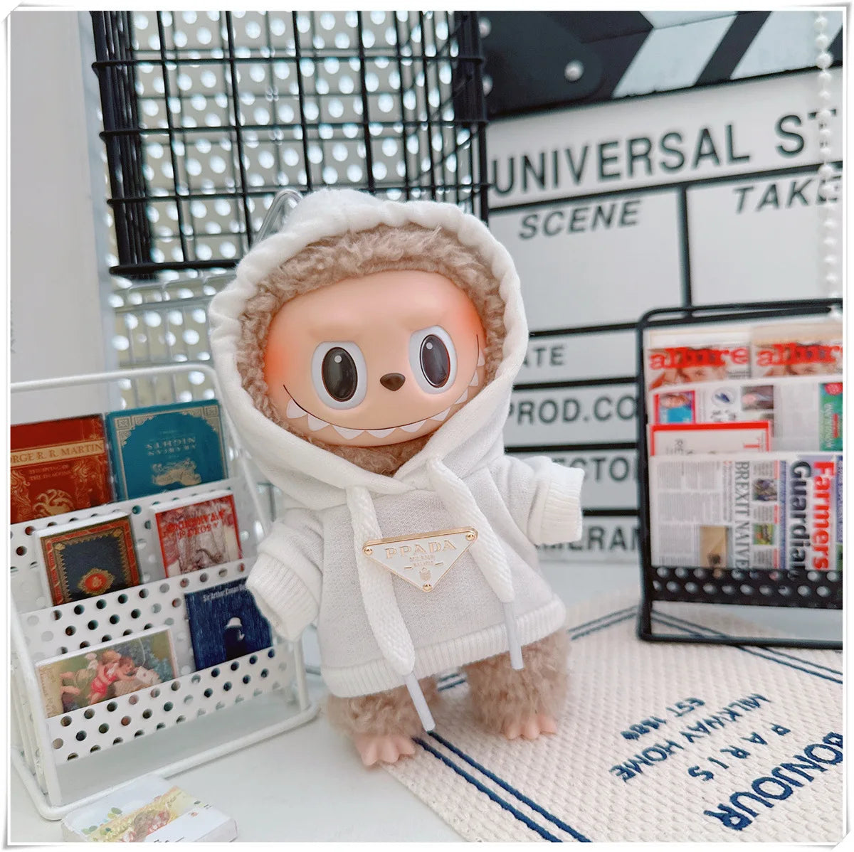 Mini Doll Clothes for Labubu, 25 Style Hoodie, Sweatshirt Outfit Set, Doll Accessories, Gift, Party Game & Cultivate