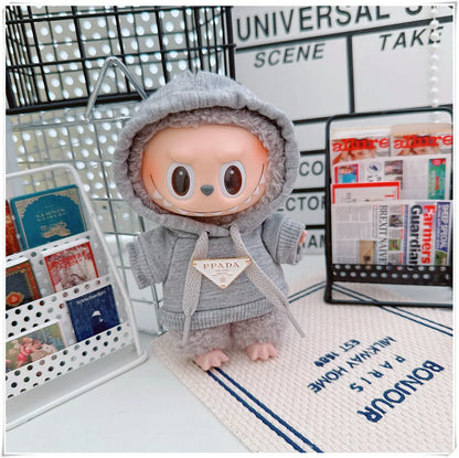 Mini Doll Clothes for Labubu, 25 Style Hoodie, Sweatshirt Outfit Set, Doll Accessories, Gift, Party Game & Cultivate