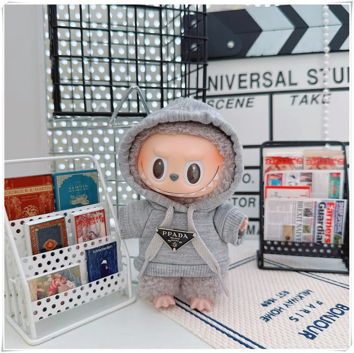 Mini Doll Clothes for Labubu, 25 Style Hoodie, Sweatshirt Outfit Set, Doll Accessories, Gift, Party Game & Cultivate
