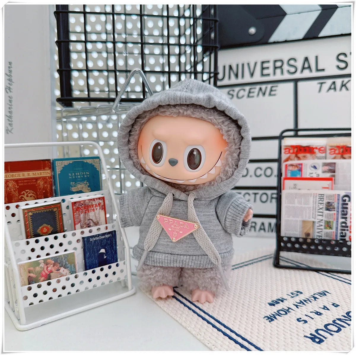 Mini Doll Clothes for Labubu, 25 Style Hoodie, Sweatshirt Outfit Set, Doll Accessories, Gift, Party Game & Cultivate