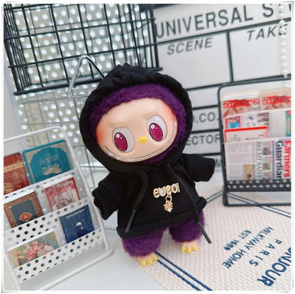 Mini Doll Clothes for Labubu, 25 Style Hoodie, Sweatshirt Outfit Set, Doll Accessories, Gift, Party Game & Cultivate
