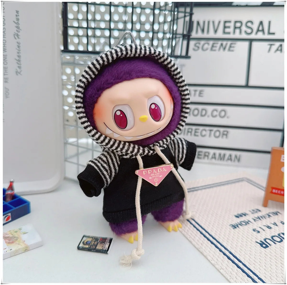 Mini Doll Clothes for Labubu, 25 Style Hoodie, Sweatshirt Outfit Set, Doll Accessories, Gift, Party Game & Cultivate