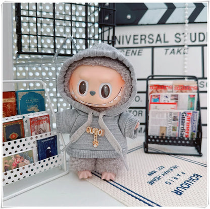 Mini Doll Clothes for Labubu, 25 Style Hoodie, Sweatshirt Outfit Set, Doll Accessories, Gift, Party Game & Cultivate
