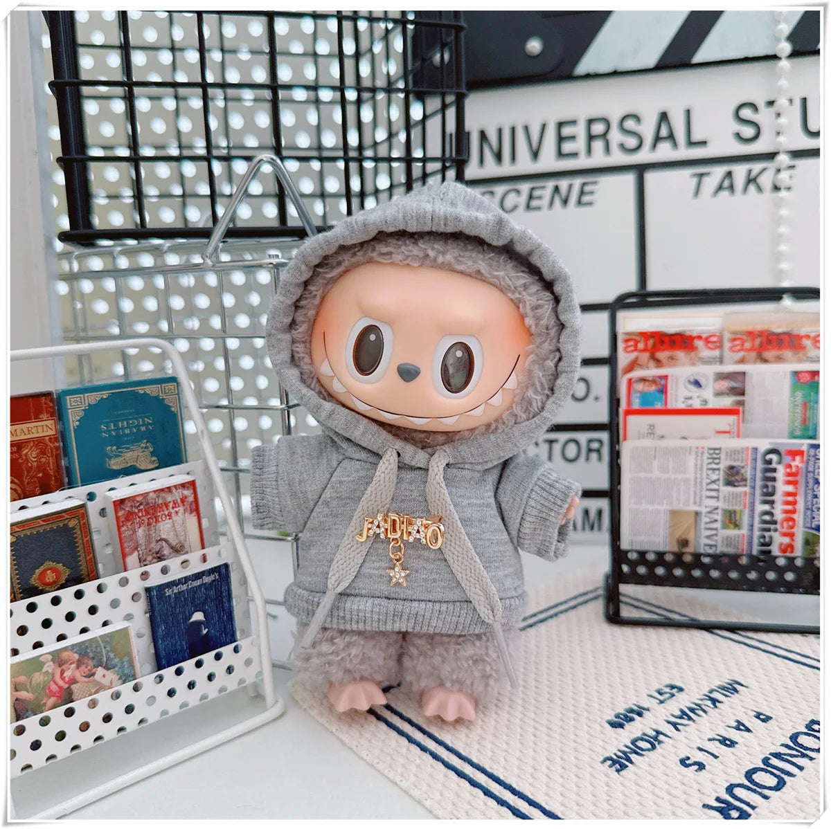 Mini Doll Clothes for Labubu, 25 Style Hoodie, Sweatshirt Outfit Set, Doll Accessories, Gift, Party Game & Cultivate