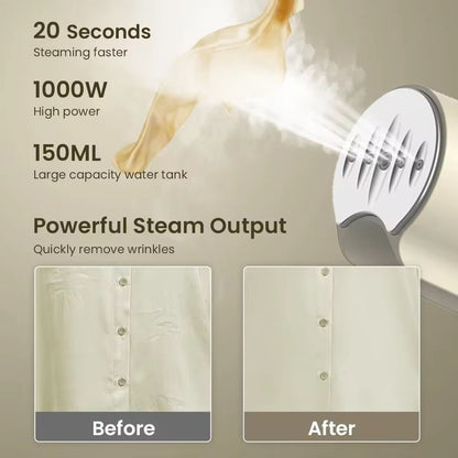 Compact Handheld Garment Steamer Fast Heat Fabric Wrinkle Remover 3