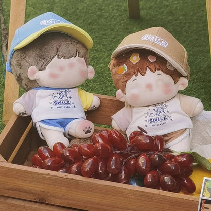 20CM Doll Sports Suit TShirt Shorts  Cap Set Miniature Sportswear For Changing Dressing Game  Photo 2