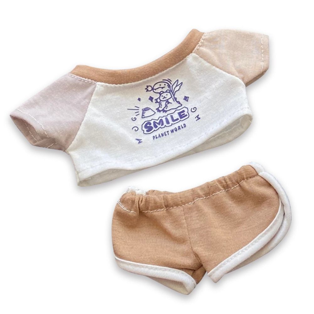 20CM Doll Sports Suit TShirt Shorts  Cap Set Miniature Sportswear For Changing Dressing Game  Photo 7