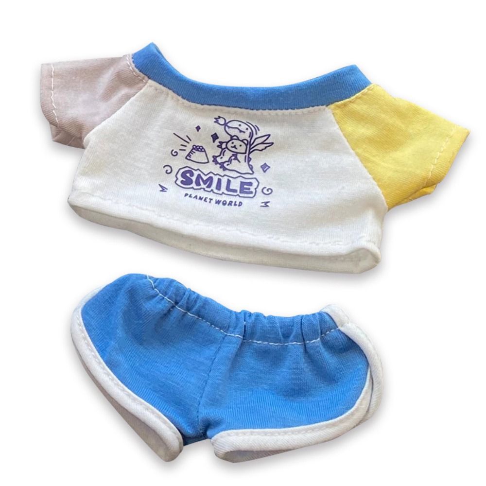 20CM Doll Sports Suit TShirt Shorts  Cap Set Miniature Sportswear For Changing Dressing Game  Photo 8