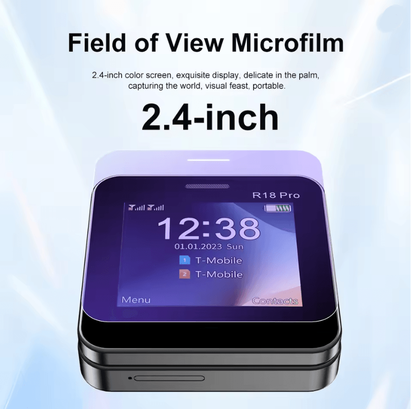 Compact Rotating Screen Phone Dual SIM Mini Slider With Magic Voice And Flashlight 2