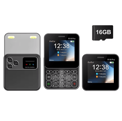 Compact Rotating Screen Phone Dual SIM Mini Slider With Magic Voice And Flashlight 7