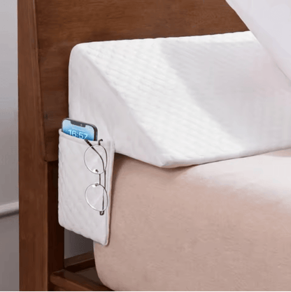 Ergonomic Bed Wedge Pillow Reading Support Cushion with Removable Cover