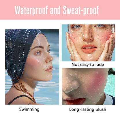 Butter Blush Matte Cheek Tint, Waterproof Face Contouring Cosmetics, Natural Soft Female Makeup, High Pigment Glow