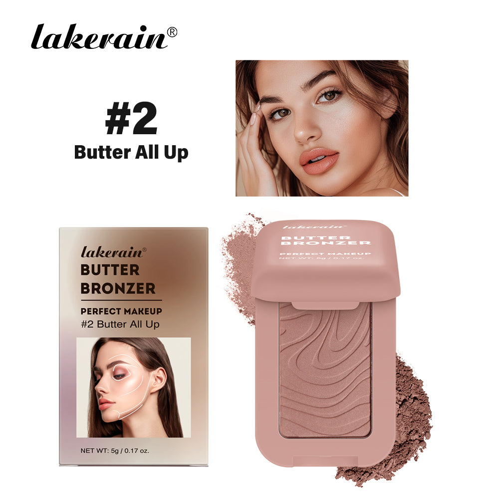 Butter Blush Matte Cheek Tint, Waterproof Face Contouring Cosmetics, Natural Soft Female Makeup, High Pigment Glow
