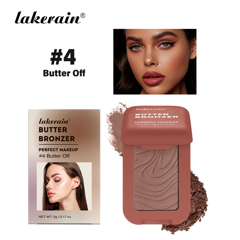 Butter Blush Matte Cheek Tint, Waterproof Face Contouring Cosmetics, Natural Soft Female Makeup, High Pigment Glow