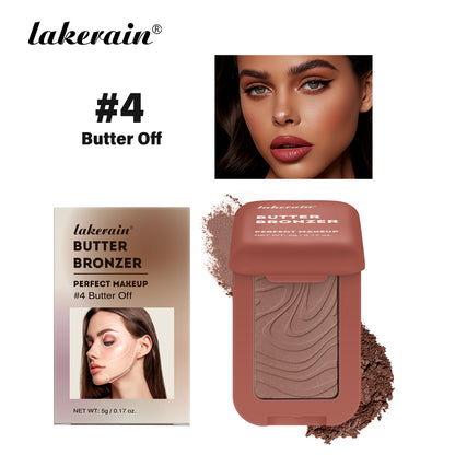 Butter Blush Matte Cheek Tint, Waterproof Face Contouring Cosmetics, Natural Soft Female Makeup, High Pigment Glow