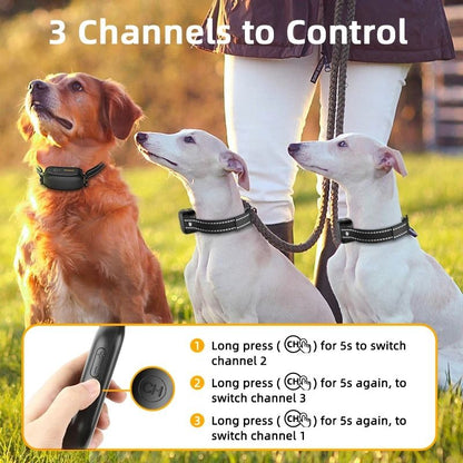 Electric Dog Training Collar With Remote And Waterproof Design 5