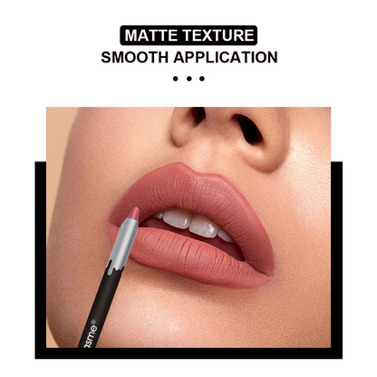 Matte Lip Liner Set SmudgeProof Waterproof Lip Pencil Gift Set Durable Lip Makeup For Bold  Natural 3
