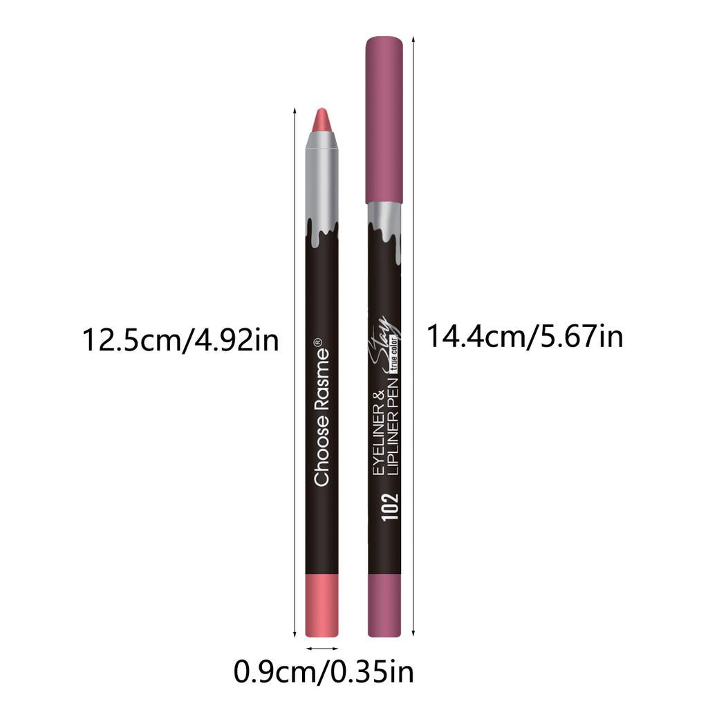Matte Lip Liner Set SmudgeProof Waterproof Lip Pencil Gift Set Durable Lip Makeup For Bold  Natural 5