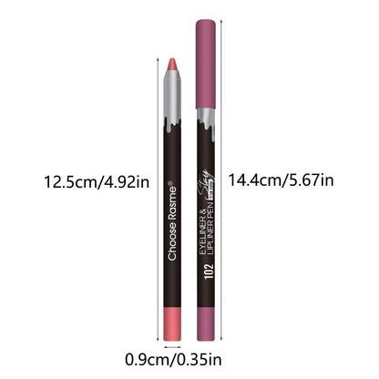 Matte Lip Liner Set SmudgeProof Waterproof Lip Pencil Gift Set Durable Lip Makeup For Bold  Natural 5