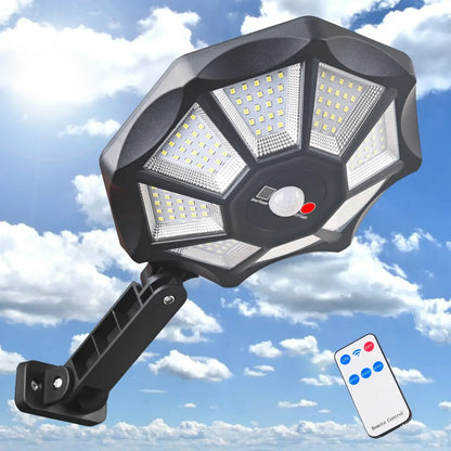 Outdoor Solar Street Wall Lights Sensor, Wide Lighting Range Solar Lamps, Powered Light for Yard Driveway Fence