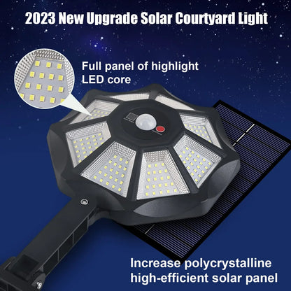 Outdoor Solar Street Wall Lights Sensor Wide Lighting Range Solar Lamps Powered Light For Yard Driv 3