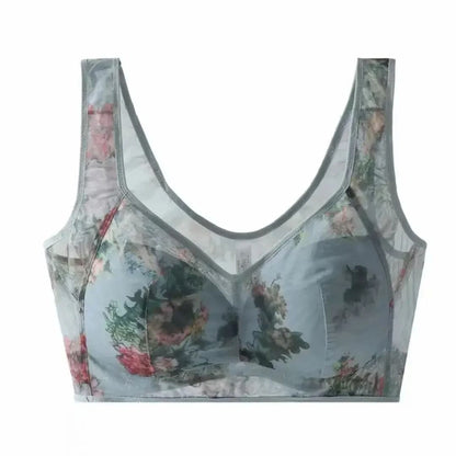 Everyday Ice Silk Lace Cooling Comfort Bra For Women 4