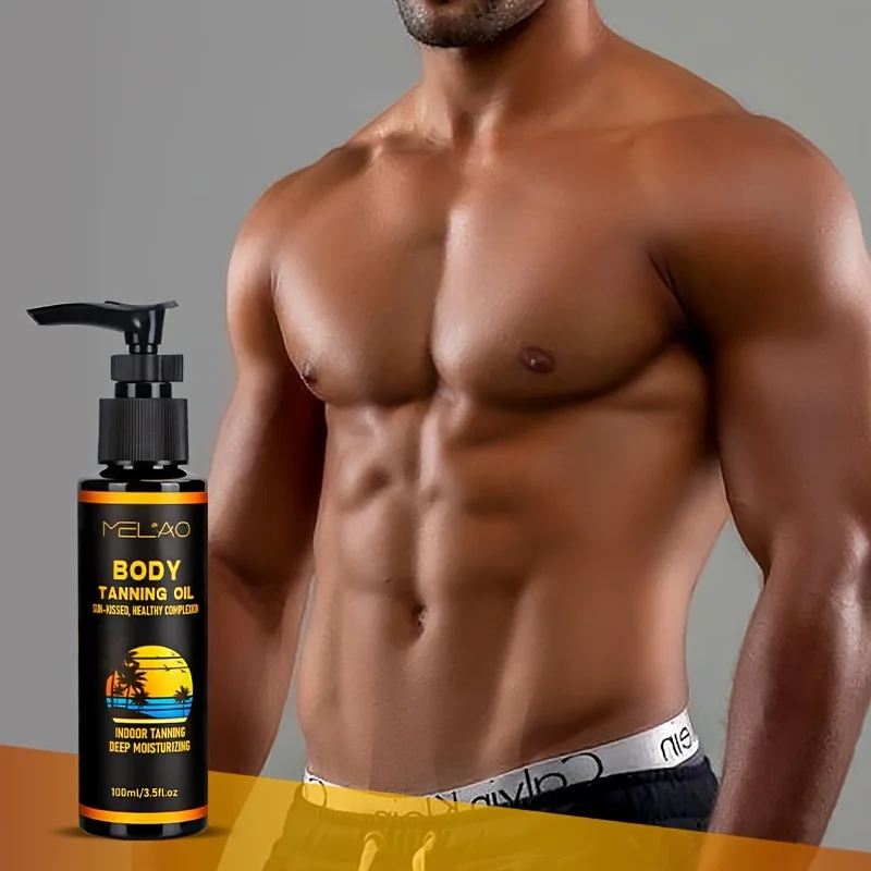 MELAO Tanning Oil Tanned Intensifier For Faster Darker Sun Tan Ultra Moisturizing Oils For Hydrated 1