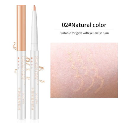 Waterproof Dark Circles Concealer Pen Silkworm Lying Concealer Stick For Pockmark Eyebrows  Beauty  8