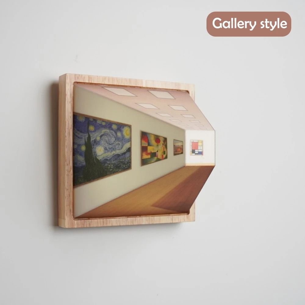 Naked Eye 3D Visual Night Light Wall Lamp 7