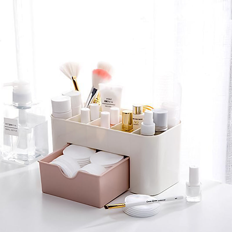 Multifunctional Nail Storage Box Container, Cotton Swab & Jewelry Organizer, Cosmetic Storage, Desktop Cleaning Tools