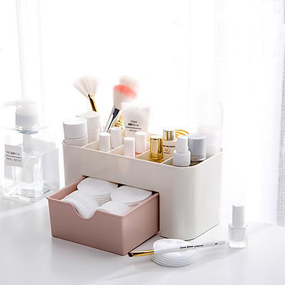 Multifunctional Nail Storage Box Container, Cotton Swab & Jewelry Organizer, Cosmetic Storage, Desktop Cleaning Tools