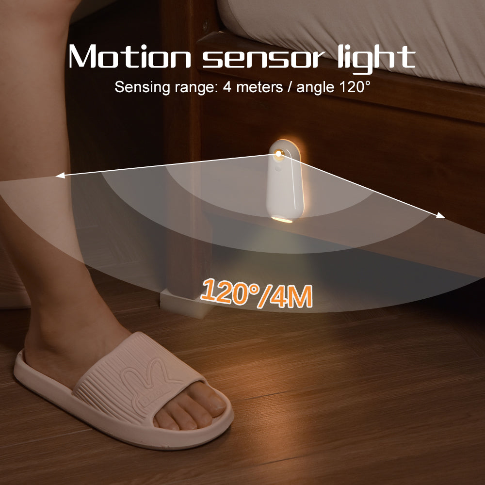 Toilet Seat Lights With Motion Sensor 8Color RGB LED Night Light USB Rechargeable For Home Camping  2