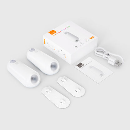 Toilet Seat Lights With Motion Sensor 8Color RGB LED Night Light USB Rechargeable For Home Camping  6