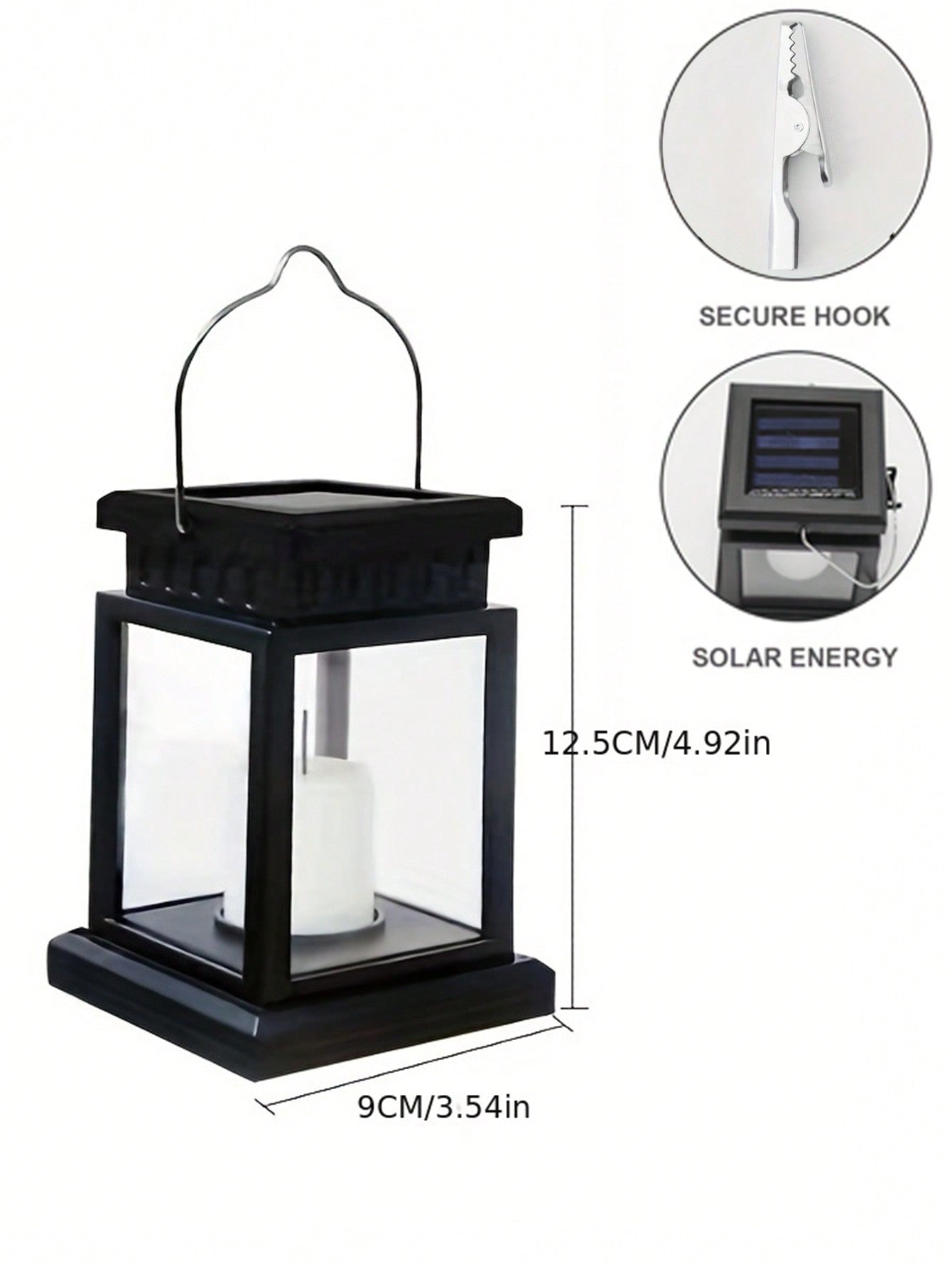 Retro Palace Lantern Lights for Garden Decor, Outdoor Solar Lights, Hanging Candle Lamps, Landscape Floor Lighting