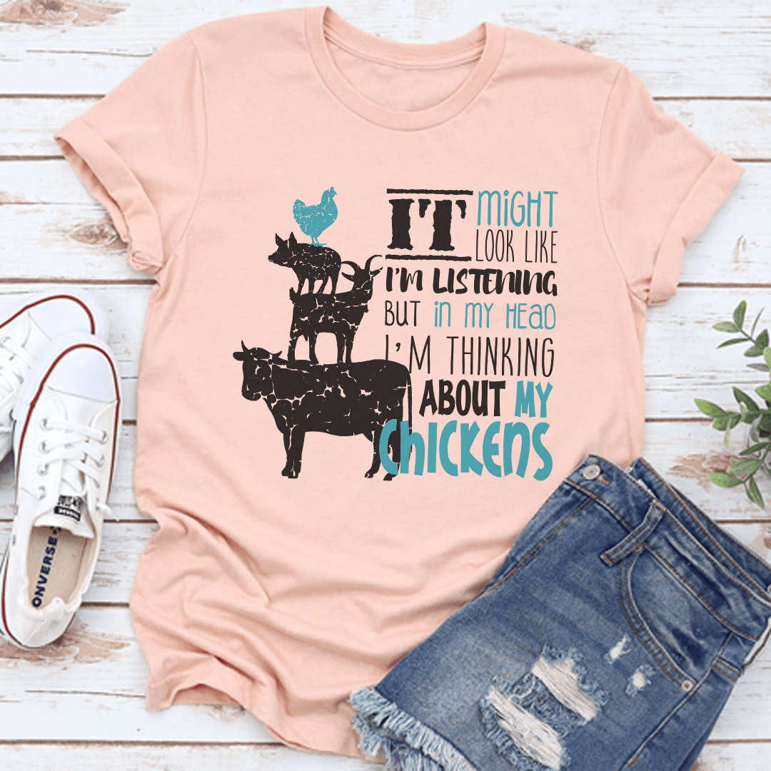 It Might Look Like Im Listening But In My Head Tee 1
