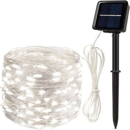 Solar String Lights for Outside, Solar Light Outdoor Twinkle, Fairy Lights for Tree Garden Christmas Wedding