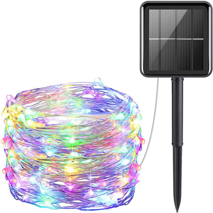 Solar String Lights for Outside, Solar Light Outdoor Twinkle, Fairy Lights for Tree Garden Christmas Wedding