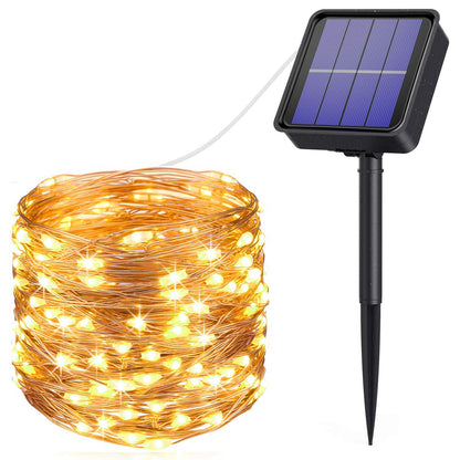 Solar String Lights for Outside, Solar Light Outdoor Twinkle, Fairy Lights for Tree Garden Christmas Wedding