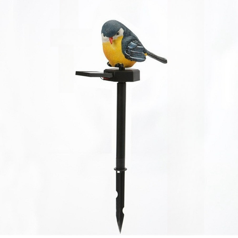 LED Solar Outdoor Resin Bird Light for Lawn, Ground Insertion Courtyard Garden Animal Decor Landscape Yard Lighting