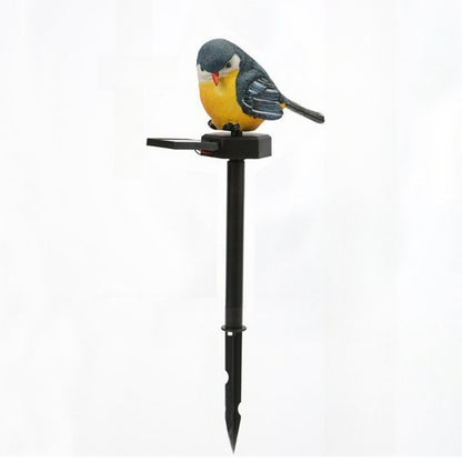 LED Solar Outdoor Resin Bird Light for Lawn, Ground Insertion Courtyard Garden Animal Decor Landscape Yard Lighting