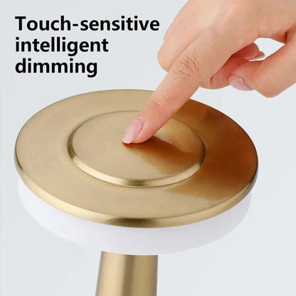 LED Touch Table Lamp Rechargeable Retro Metal Desk Light For Bedroom Coffee Shop Or Study Decor Lig 4