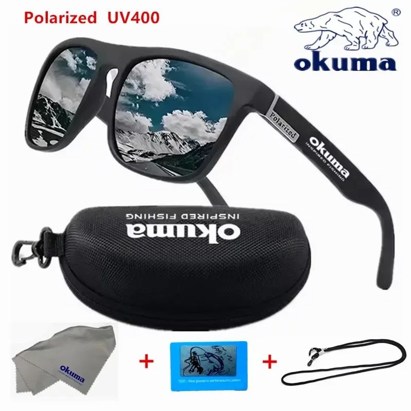 Okuma Polarized UV400 Sunglasses for Men and Women Outdoor Fishing Driving Cycling Eye Protection
