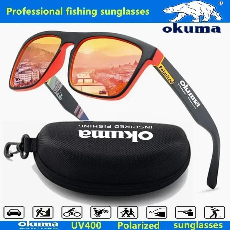 Okuma Polarized UV400 Sunglasses For Men And Women Outdoor Fishing Driving Cycling Eye Protection 2