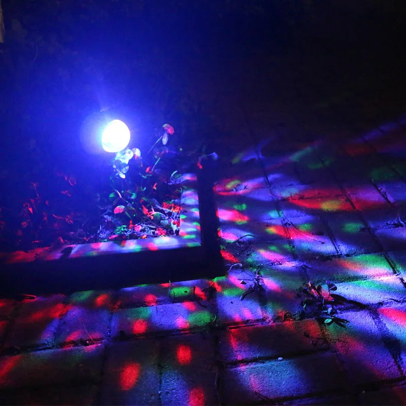 Waterproof Solar Rotating Projection Lamp For Lawn Creative Outdoor Villa Garden Decoration Atmosph 3