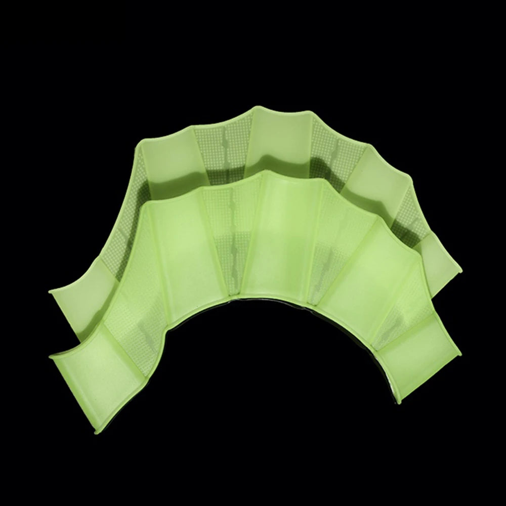 Silicone Hand Webbed Gloves Paddles Swim Flippers For Training Finger Fins For Men Women  Children 8