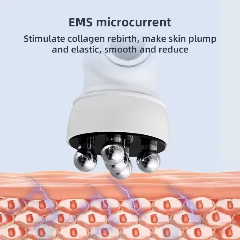 3in1 RF EMS Facial Roller Massager With Heating For Skin Lifting And Fine Line Reduction 5